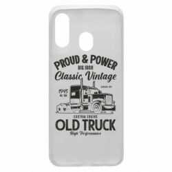 Чехол для Samsung A40 Custom old truck - PrintSalon