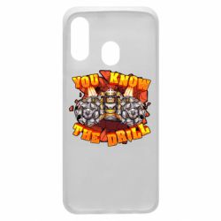 Чехол для Samsung A40 Deep Rock Galactic You know The drill - PrintSalon