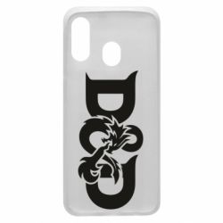 Чехол для Samsung A40 Dungeons s Dragons logo - PrintSalon