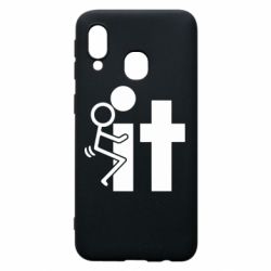Чехол для Samsung A40 F*ck with IT - PrintSalon