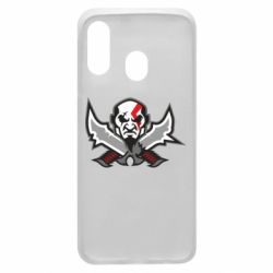 Чехол для Samsung A40 God of war Kratos vector - PrintSalon