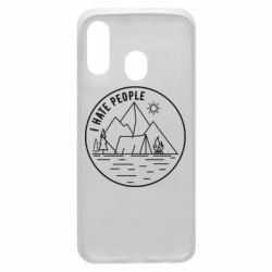 Чехол для Samsung A40 I hate people - camper - PrintSalon