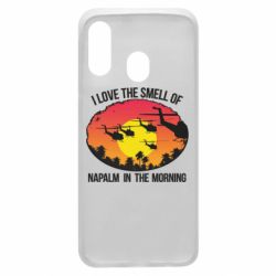 Чехол для Samsung A40 I love the smell napalm, in the morning - PrintSalon