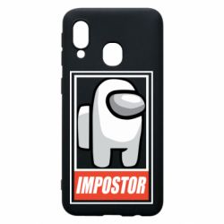 Чехол для Samsung A40 Impostor AmongUs - PrintSalon