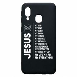 Чехол для Samsung A40 Jesus is - PrintSalon