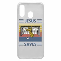 Чехол для Samsung A40 Jesus will save - PrintSalon