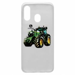 Чохол для Samsung A40 John Deere Tractor and logo - PrintSalon