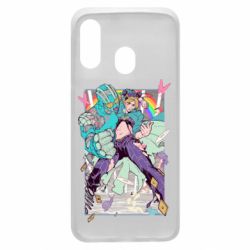 Чехол для Samsung A40 Jojo's bizzare poster - PrintSalon