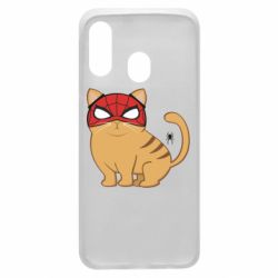 Чехол для Samsung A40 Кот паук - PrintSalon