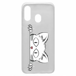 Чехол для Samsung A40 Котейка - PrintSalon