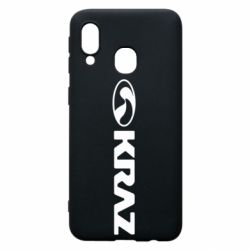 Чехол для Samsung A40 КРаЗ логотип - PrintSalon