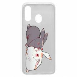Чехол для Samsung A40 Кролики Вэй и Лань - PrintSalon