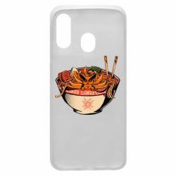 Чехол для Samsung A40 Kurama in ramen - PrintSalon