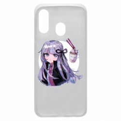Чехол для Samsung A40 Kyoko Kirigiri glitch art - PrintSalon