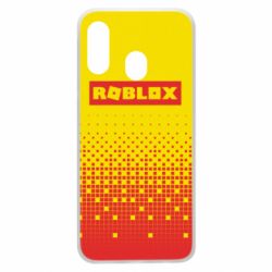 Чехол для Samsung A40 Logo and squares - PrintSalon