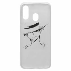 Чохол для Samsung A40 Luffy in a hat - PrintSalon