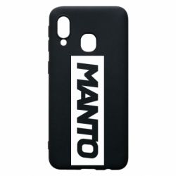 Чехол для Samsung A40 Манто лого - PrintSalon