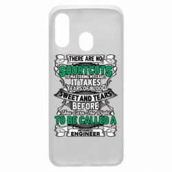 Чехол для Samsung A40 Mechanical Engineer - PrintSalon