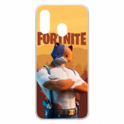 Чехол для Samsung A40 Meowscles and logo - PrintSalon