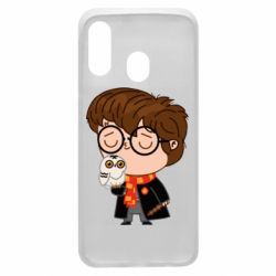 Чехол для Samsung A40 Милый Гарри с совой - PrintSalon
