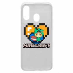 Чехол для Samsung A40 Minecraft Girl