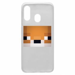 Чехол для Samsung A40 Minecraft Minimalist