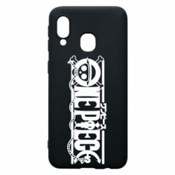 Чехол для Samsung A40 One Piece Logo Anchor - PrintSalon