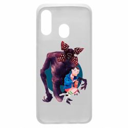 Чехол для Samsung A40 ОСД Одиннадцать и Демогоргон - PrintSalon