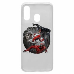 Чохол для Samsung A40 Сімбіоти і людина павук - PrintSalon