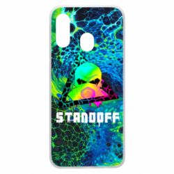 Чехол для Samsung A40 Standoff art skull - PrintSalon