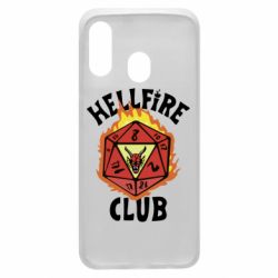Чехол для Samsung A40 Stranger Things: Hellfire club - PrintSalon