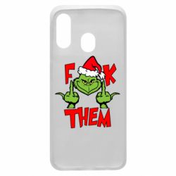 Чехол для Samsung A40 The grinch f*ck them - PrintSalon