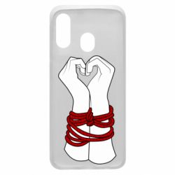 Чехол для Samsung A40 Tied Hands - PrintSalon