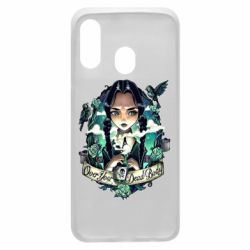 Чехол для Samsung A40 Уэнздей арт - PrintSalon