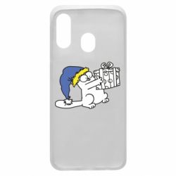 Чехол для Samsung A40 Украинский кот саймона с подарком - PrintSalon