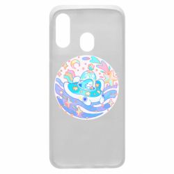 Чехол для Samsung A40 Ultra cute shark - PrintSalon