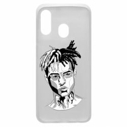 Чехол для Samsung A40 XXXTentacion Monochrome Art - PrintSalon
