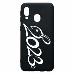 Чехол для Samsung A40 Заяц 2023 - PrintSalon