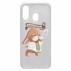 Чехол для Samsung A40 Заяц украинец! С Новым Годом 2023 - PrintSalon