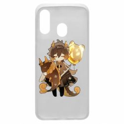 Чехол для Samsung A40 Zhongli with baloon - PrintSalon