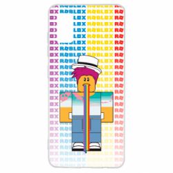 Чехол для Samsung A41 3D Roblox Rainbow - PrintSalon