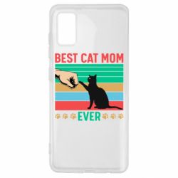 Чехол для Samsung A41 Best cat mom ever - PrintSalon