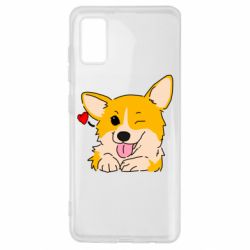 Чехол для Samsung A41 Cute Corgi Puppy - PrintSalon