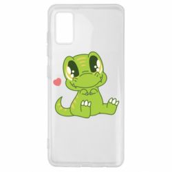 Чехол для Samsung A41 Cute dinosaur - PrintSalon