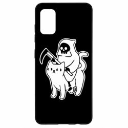 Чохол для Samsung A41 Death and cat - PrintSalon