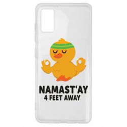 Чехол для Samsung A41 Duck Namast'ay Away - PrintSalon