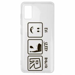 Чохол для Samsung A41 Eat Sleep Roblox - PrintSalon