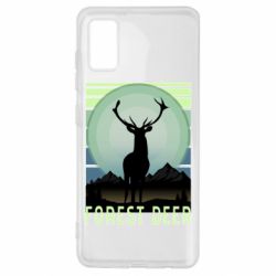 Чехол для Samsung A41 Forest deer - PrintSalon