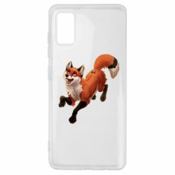 Чехол для Samsung A41 Fox in flight - PrintSalon