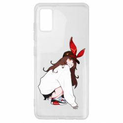 Чехол для Samsung A41 Genshin Impact Amber - PrintSalon
